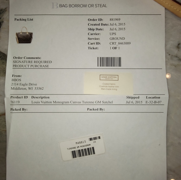 Louis Vuitton authentic Monogram Canvas Turenne GM Satchel ❤️🔥 - Picture 4 of 16